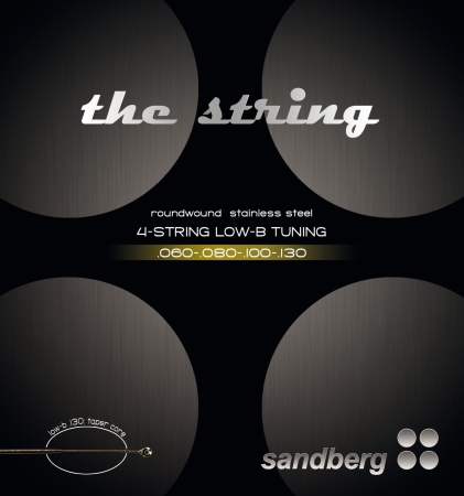 Sandberg Bass Saiten 4-String Low B, 60-130tw